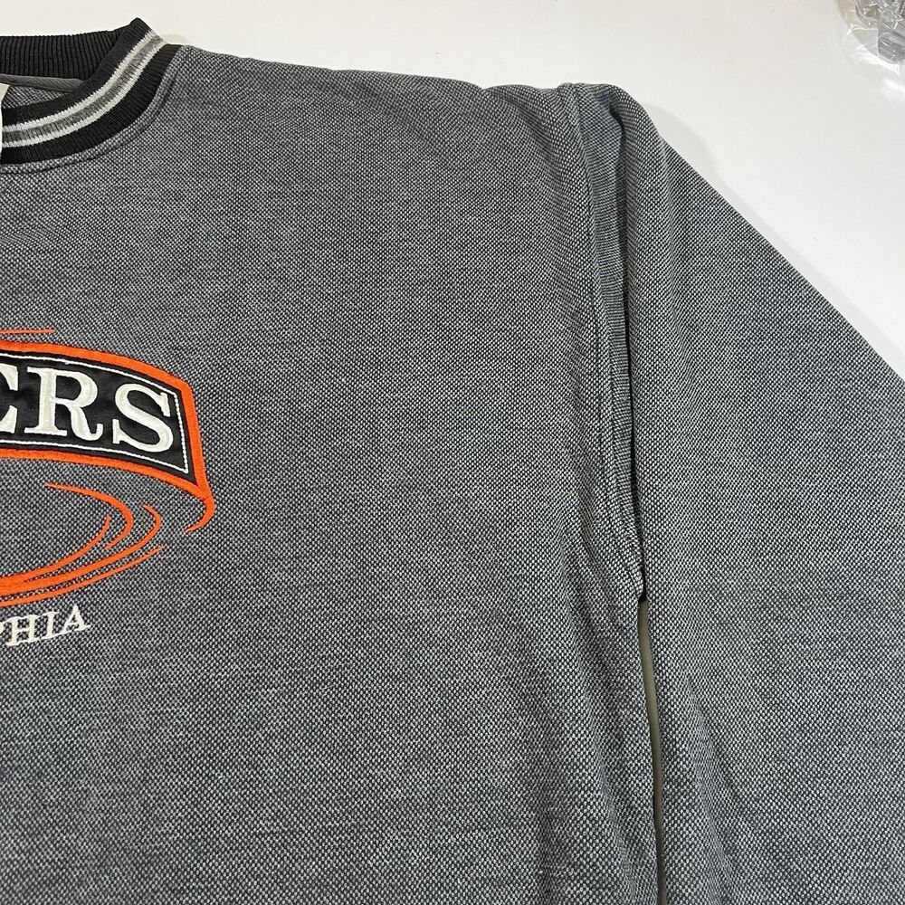 Vintage Brandon Sportswear Philadelphia Flyers Crewneck Sweater NHL Men's XL - Picture 4 of 11